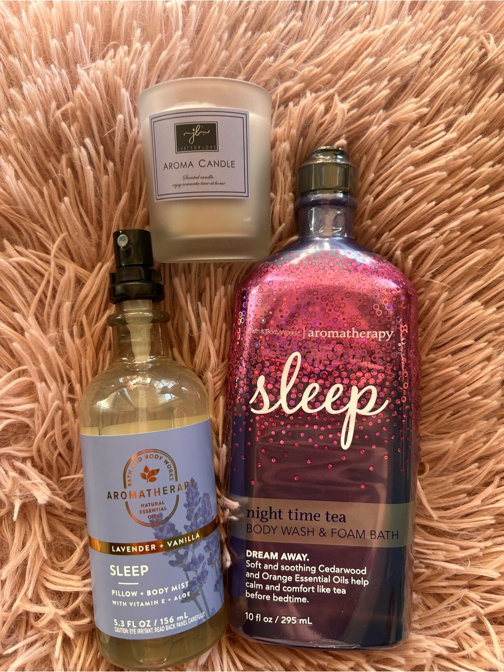 Bath & Body Works Sleep Time Tea Body Wash - Foam /Aroma Therapy Bundle - Picture 4 of 4